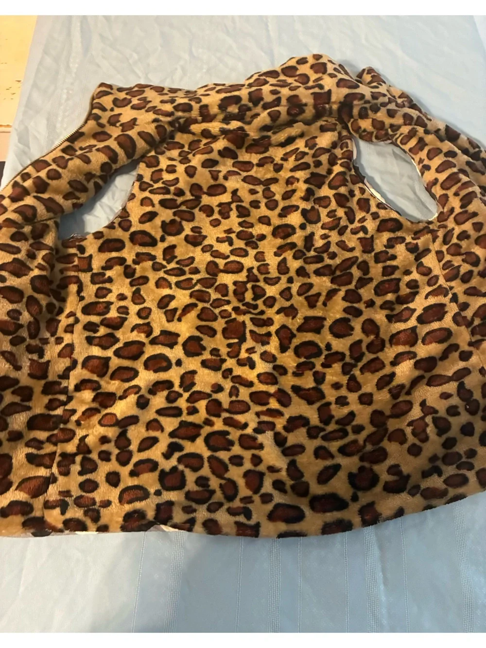 Girl’s Plaid Quilted Vest with Leopard Lining